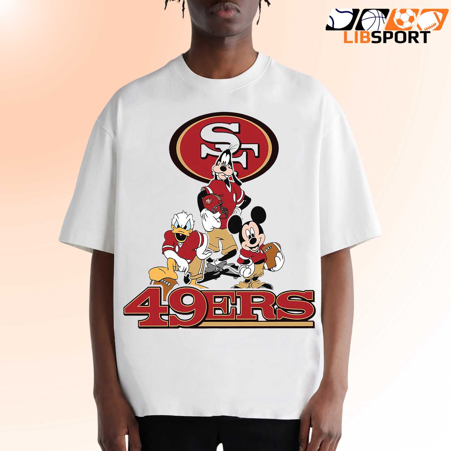 Mickey And Friends San Francisco 49ers T-Shirt, Nfl Football Fan Shirt